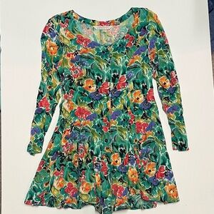 Floral Long-Sleeve Dress
